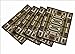 Frank Lloyd Wright Oak Park Skylight Window Tapestry Placemat SET of FOUR