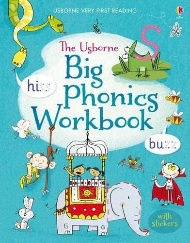 Big Phonics Workbook (Usborne Very First Reading) Paperback – 1 Jun. 2012