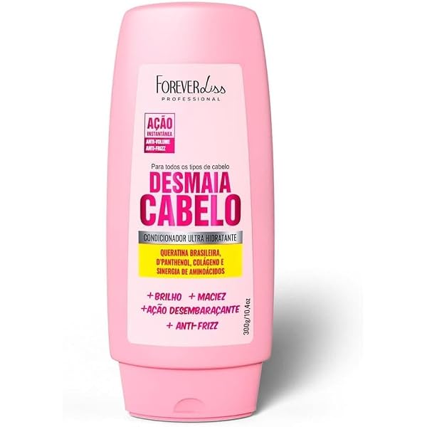 Forever Liss Desmaia Haarmaske 350 G – Intensiv Feuchtigkeitsspendend Mit Kollagen & Keratin, Für Trockenes, Krauses Haar