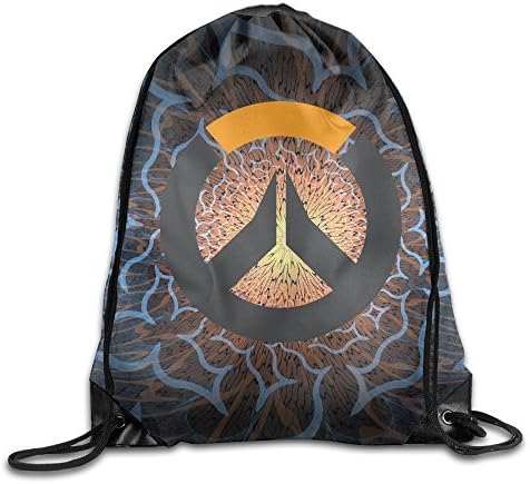 UOJOJONG OW Overwatch Logo Unisex Drawstring Bag