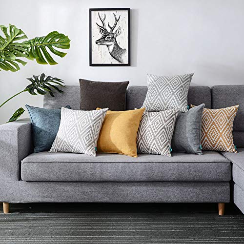 dark gray couch pillows