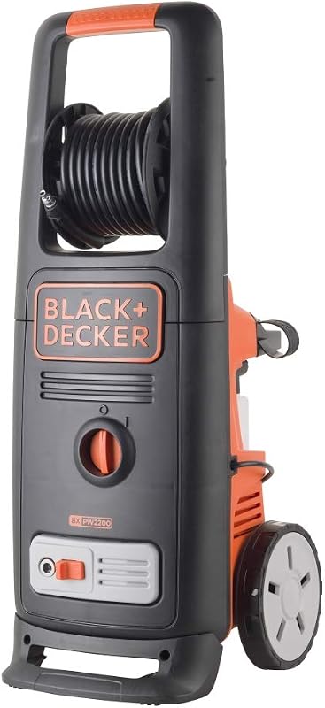 Lavadora de alta pressão black+decker com limpador de pátio e escova fixa bxpw2200pe, deluxe (2200 w, 150 bar, 440 l/h)