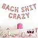 PartyForever Bach Shit Crazy Bachelorette Party Decorations Balloons Rose Gold 16