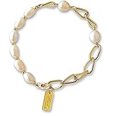 Handcrafted Natural Freshwater Baroque Pearl Bracelet,Winding Design,Opening Adjustable,14k Gold Plated Material