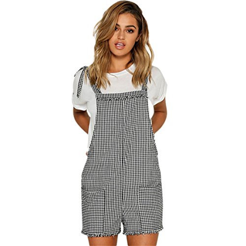 Nadition Clearance !!! Women Straps Jumpsuits Overalls Shorts Pants Romper Trousers Playsuits (M, Black)