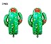 Cactus Foil Mylar Balloon Birthday Party Decoration Green 2 Pieces Mexican Final Fiesta Theme Party and Taco Bout a Paty Large