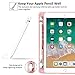 SWEES Compatible with iPad 9.7 2018/2017 Case with Pencil Holder, Shockproof Leather Smart Cover Auto Sleep/Wake with Pencil Cap Holder Compatible for iPad 9.7 inch 6th/5th Generation, Pink Marble