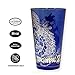 JUST FUNKY Dragon Ball (DBZ) 16 OZ Drinking Glass (Blue, Pack of 1) - Gifts and Merchandise Goku & Shenron Beer Glass