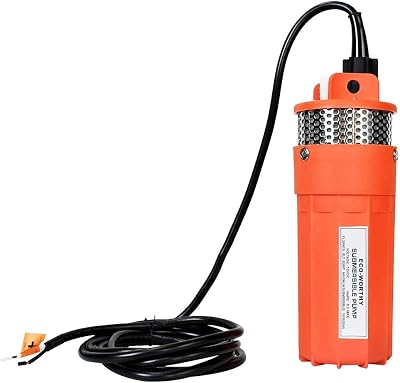 ECO-WORTHY 12V Solar Submersible Deep Well Water Pump 3m Cable