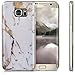 kwmobile Crystal Case Cover for Samsung Galaxy S7 edge TPU silicone IMD design protective case - soft mobile cover Design marble