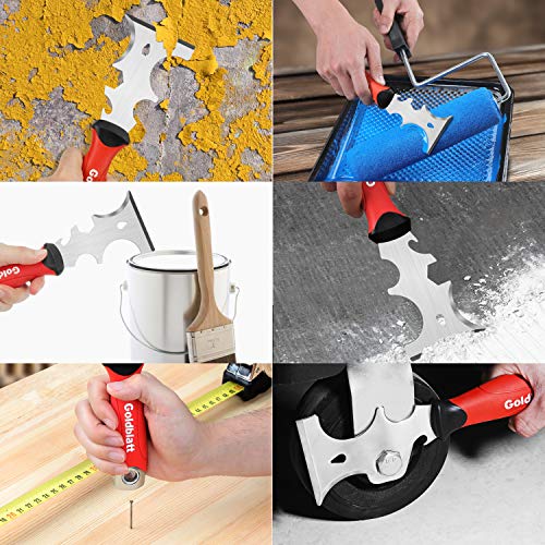 Goldblatt Drywall Hand Tool Kit Stainless Steel Joint Knife, Taping