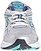 Saucony Women's Cohesion 9 Running Shoe, Silver/Navy/Teal, 7 M US