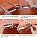 EigPluy Wine Glass Rack - 2 in 1 Under Cabinet Wine Glass Holder and Mug Hooks Hanging Rack - Multifunction Nail Free Stemware Rack Coffee Cup Holder Mug Wine Glasses Storage Shelf