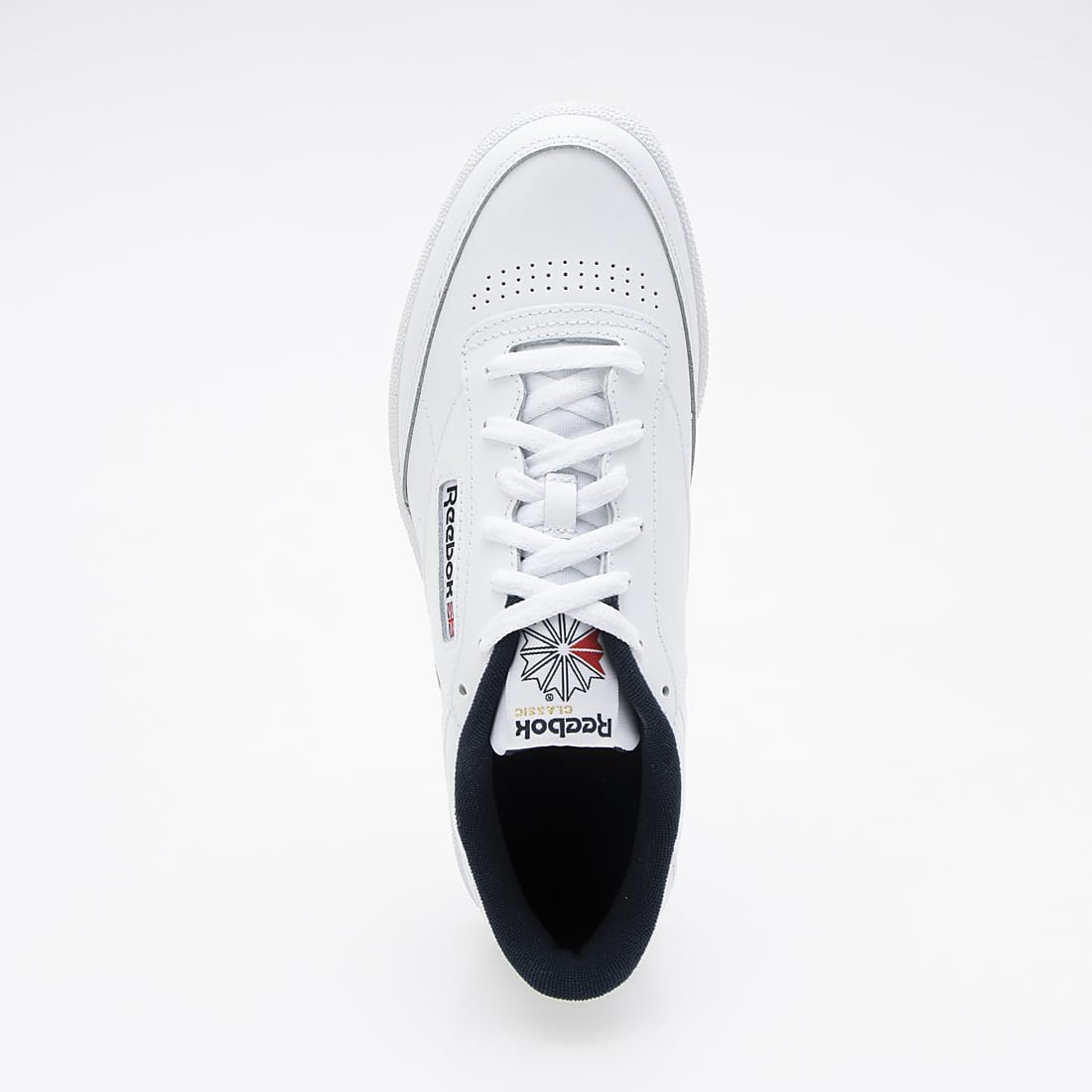 Reebok Herren Club 85 Fitnessschuhe, Weiß Intense White Navy, 42.5 EU 5