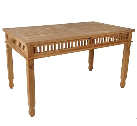KMH®, Teak Gartentisch Colonial 140 x 80 cm (#102055)