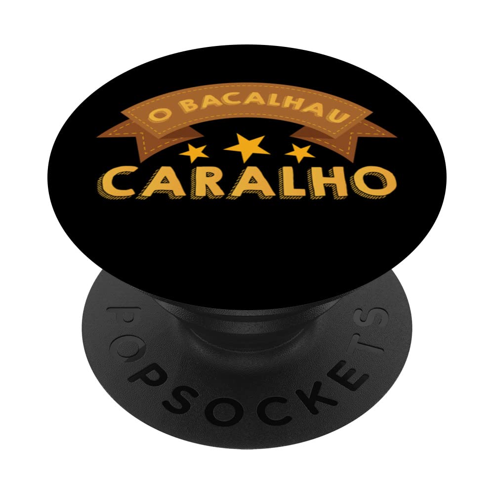 I Love Lisbon, Portugal, Portuguese Joke O Bacalhau Caralho PopSockets Swappable PopGrip