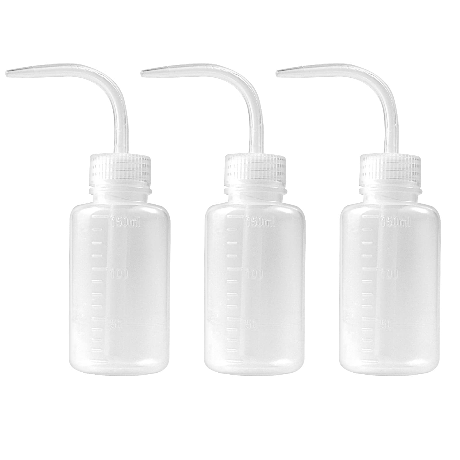 Tattoo Wash Bottle, Happybase 150ml Water Squirt Succulent Watering, Economy Plastic Squeeze Washing for Medical Lab, Tattoo Supplies, Irrigation Squeeze Sprinkling (3 Pack)