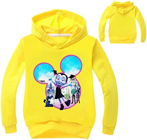 Lovelygift Vampirina Long Sleeves Sweatshirt Hoodie Outwear Jacket Multicolor