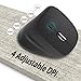 VicTsing Ergonomic Mouse, 2.4G Optical Wireless Vertical Mouse with Adjustable DPI 1000/1600/2000/2400, 6 Buttons for PC, Desktop, Laptop(Black)