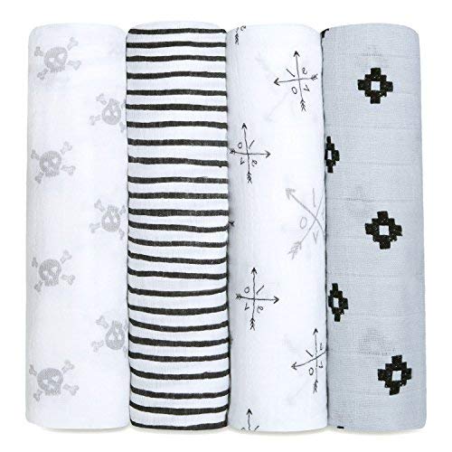 aden + anais Swaddle Blanket, Boutique Muslin Blankets for Girls & Boys
