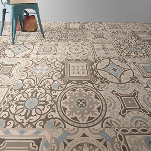 Moroccan Tile Effect Vinyl Flooring Cushioned Sheet Lino Safi 04