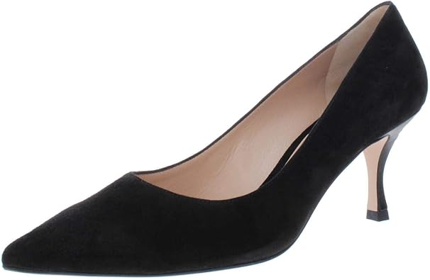 stuart weitzman black suede pumps