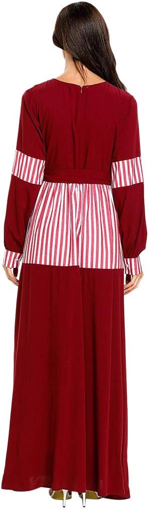 Leisuraly Women's Indian Pleated Neck Indian Women's Muslim Dress Burqa Jilab Abaya