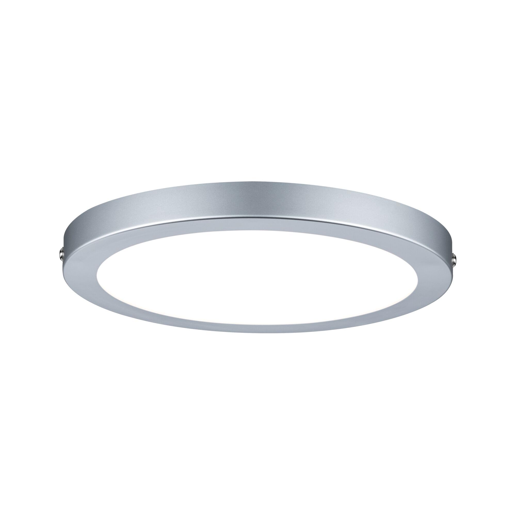 Paulmann 70864 LED Atria mounting Panel Round Ceiling luminaire 18.5W Light 2700K Warm White Chrome matt dimmable for Wall and Ceiling mounting — image 1