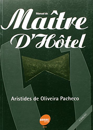 Livro Manual Do Maitre D´Hotel