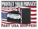 RF Cell Phone Anti-Tracking Signal Blocker & Radiation Shielding Wallet Pouch