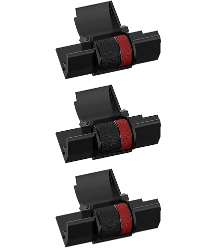 10 Rubans D'imprimante De Remplacement GUIJIALY - Compatible Calculatrices IR-40T, MP-12D, 100TM, 150TM - Noir