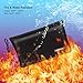 JUNDUN 5200℉ Fireproof Money Bag,13.4”x9.4” Water Resistant and Fireproof Cash Bag with External Pocket,Home Fire Safe Storage Bag Pouch for Money,Cash,Passport and Card