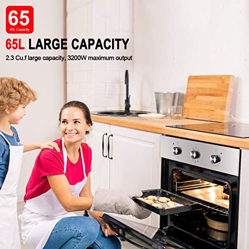 Single Wall Oven, GASLAND Chef ES609MS 24" Builtin Electric Wall Oven