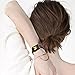iStrap Alligator Grain Calf Leather Band for Apple Watch 44mm 40mm Series 6 SE 5 Series 4 Black Brown Replacement Strap Steel Buckle for iWatch 42mm 38mm Series 3 2 1 Sport Edition