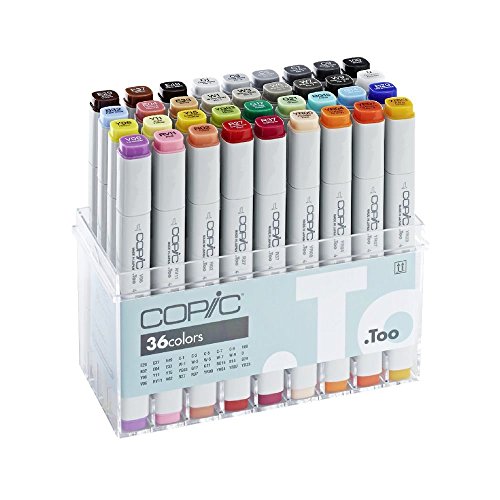 Copic Classic Markers 36-Piece Basic Set