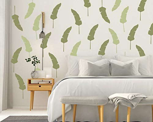 Banana Leaf, Tropical Leaf, Tropical Wall Decals, Tropical Wall Decor, Hawaiian Decor, Plant Wall Decor, Hawaiian Wall Decal, Leaf Decal