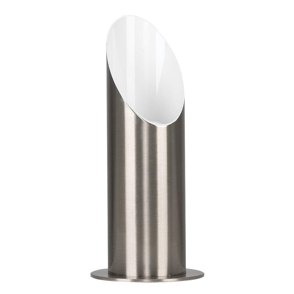 MiniSun | Modern Brushed Chrome Uplighter Wall Wash Lamp | Table Lamps, Home Décor & Improvement Essential