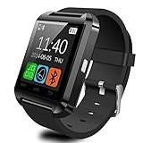 Pandaoo U8 Bluetooth Smart Watch for Android Smartphones - Black