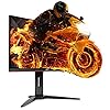 AOC Gaming C24G1 - 24 Inch FHD Curved Monitor, 144Hz, 1ms, VA, AMD FreeSync, Height Adjust, FlickerFree (1920 x 1080…