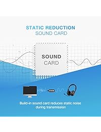 Mpow 218 PC Auriculares, Auriculares USB 0.138 in Computador Auricular, Portátil Ligero Versión con Micrófono de Cancelación de Ruido, Auriculares Estéreo con Cable para Skype, Centro de Llamadas, PC, Teléfono, Mac
