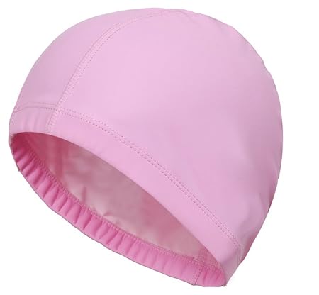 Avril Tian Swimming Cap Waterproof Pu Coating Unisex Head Hat