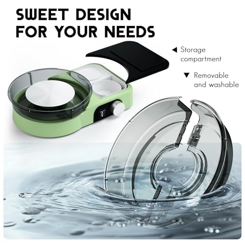 Innofans Light Green Electric Ceramic Lathe - Complete Ceramic Kit for Adults with 1kg of Clay, 0-200RPM Adjustable, Professional Silent Machine for Beginners Gift