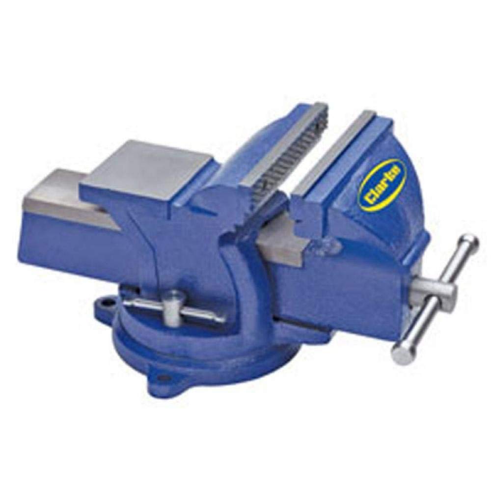 CLARKE METALWORK SWIVEL BENCH VICE 5" 125mm BLUE CVR125BL