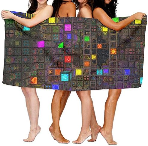XIUHUA Coloring Cube With The Light.PNG The Beach Towels AdultCool Design Towel For Beach
