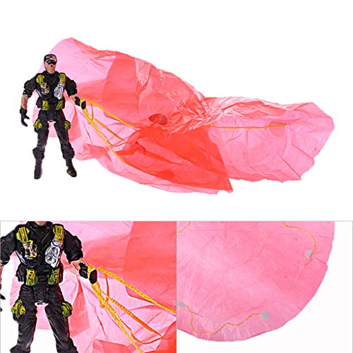 Shoresu Parachute Soldier Toy, 9cm Paratroopers Parachute Soldiers Kids Children Outdoor Sports Hand Throw Toy - Color Randomly