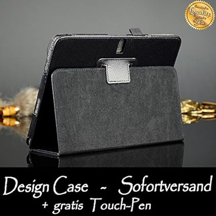 Tasche für Samsung Galaxy Tab S 10.5 Zoll SM-T800 T801 T805 Smart Slim Case Book Cover Stand Flip (Schwarz) Neu