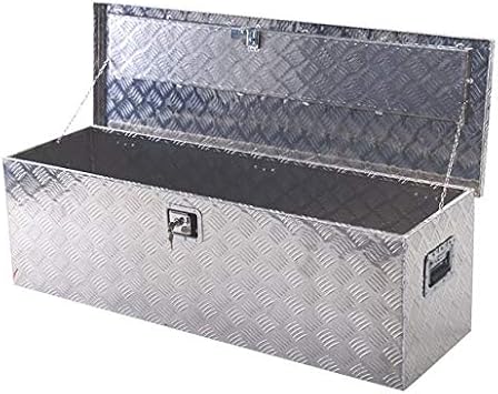 Cypressshop Pickup Auto Werkzeugkiste Aufbewahrungsbox Organizer Aluminium Lkw Atv Camper Werkzeug Box Anhanger Flachbett Wohnmobil Aufbewahrung Robust Mit Schloss Amazon De Baumarkt