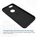 ULAK iPhone 6 Case, iPhone 6S Case Black, Sugar Candy Series Slim Fit Silicone & Hard PC Dual Layer Anti-Slip Drop Protection Case for Apple iPhone 6 & 6S 4.7 Inch, Black