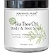 Majestic Pure Tea Tree Oil Body and Foot Scrub - 12 oz