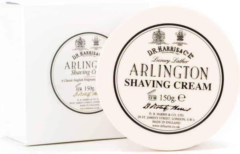 D R Harris Arlington Shaving Cream 150g, 150 g (Pack of 1) - Image 5